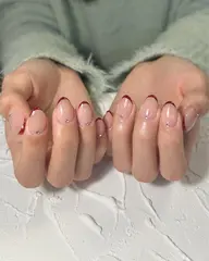 【オフ込みフレンチ💅】※肌馴染みの良いベースカラー追加料金なし。