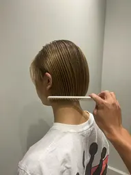 【平日限定モデル様】ボブカット+デザインカラー💫🌼