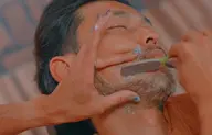 メンズお顔剃りシェービング(眉毛も入ってます)