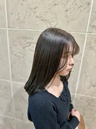 透明感アディクシーカラー＋ケアトリートメント🫧