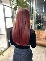 《スペシャルメンテナンス》カット+酸性ストレート+カラー