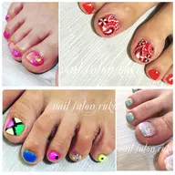 フットネイルお持ち込みデザイン可能