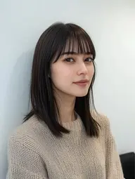 地毛風　透明感カラー🫧＋トリートメント