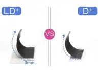 【大人気クーポン】持続力UP！ LED付きLカールラッシュ100本¥ 5480/120本¥6480