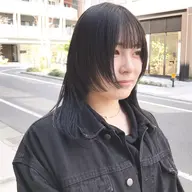 顔まわり、前髪カット