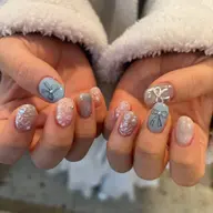 60分アートし放題ネイル🌀《持ち込み・おまかせ・パーツ付》・パラジェル