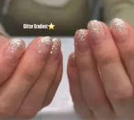 オフありラメグラデ