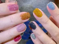 【insta大人気enoi flash】自爪ラメグラワンカラー🩵 enoi flashジェル2色まで