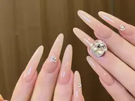 初心者練習モデル🧡[オフなし]ワンカラー/ラメグラ(ジェルオフあり+500円)