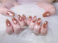 (初回ソフトジェルオフ無料) マグネットネイル＋先端ラメライン ¥6480