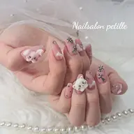 【スカルプ】オフ無し🌹チップ長さ出し10本＋90分パーツ付け放題