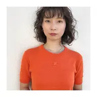 🫧カットと前髪パーマ💇🏻♀️🌀ゆるふわ前髪🫧