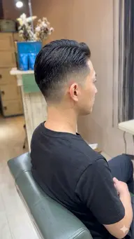 フェードカット🔥+ブリーチハイライトorパーマ