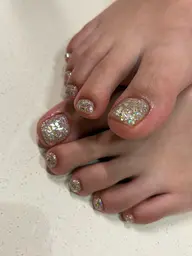 フットジェルネイル シンプルコース オフなし