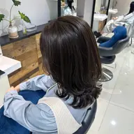 【💞イメージチェンジ💞】　　　　　　　　　　　　　　　　　　　　　　　カット✂️+ワンカラー🤍