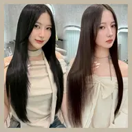 【美髪トータルケア】髪質改善ストレートパーマ（縮毛矯正）✨＋韓国風カット🇰🇷＋透明感カラー＋1STEP Tr✨暖色