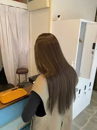 【💛人気NO.1💛】艶めき透明感カラー+ダメージレストリートメント