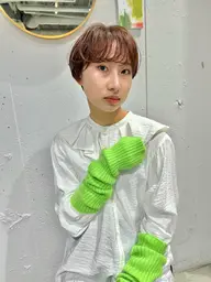 暖色カラー(ショート)🎀