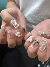 新規様限定･初回オフ無料〇 120分アート放題 / 持ち込み◎3Dパーツご相談ください🍓