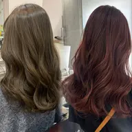 〖 ブリーチなし❇️ミニモ学割 〗ケアダブルカラー + 超音波クイックTR/オリーブベージュ/ミルクティーベージュ/博多