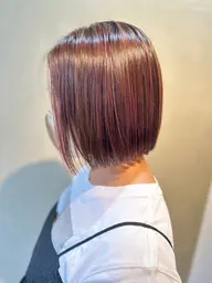 《透明感❗️艶髪ケア剤入り》ケアカラー+カット＋Aujuaクイックトリートメント