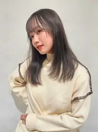 ふんわり質感を保ちたい方にピッタリ🍒前髪カット＋前髪の髪質改善ストレート🍒3回までご利用可能🍒