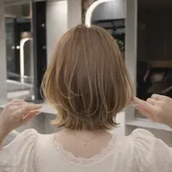 カット＋白髪ぼかしハイライト