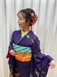 💓成人式💓着付け&ヘアセット