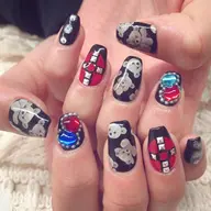 【初回】《オフ有り》ジェル90分アート ストーンつけ放題✨オフ有り120分 ★持ち込みデザインok!