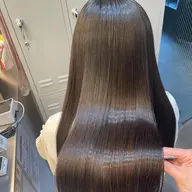 【1日で終わらせたい方✨】カット➕ツヤカラー➕髪質改善ストレート¥22000