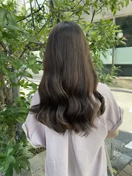 【🌱赤みを抑えた透明感オリーブ(8トーン以下)🌱】(ケアカラー+システムトリートメント)