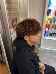 【🔥縦落ち感🔥】メンズツイストスパイラルパーマ+カット