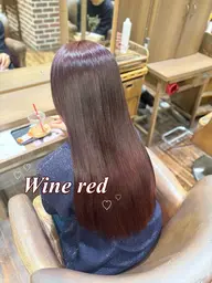 暖色ワンカラー♥️＋Aujuaトリートメント✨