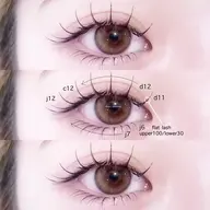 【 上まつ毛エクステ𝟭𝟬𝟬本 】フラットラッシュ ✦