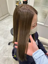 カット+ブリーチなしダブルカラー🪽🫧高濃度トリートメント付き