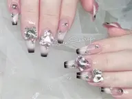 Jrネイルリスト(オフあり) ロング長さだし【時短施術】日本初Quick Sukarupu 特別価格定額コース