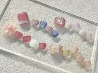 【フットジェル⭐️定額Art】　　甘皮ケア込🎀初回オフ無料