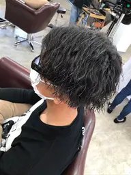 【男性限定】似合わせカット+ツイストorスパイラルパーマ\15510→￥13100