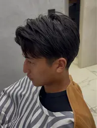 (メンズ限定)カット+シャンプー+セット、ショート