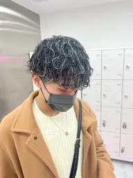🖤メンズカット&メッシュパーマ🖤炭酸スパ、ヘッドスパ、付き🫧✨