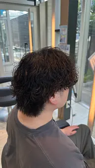 ✨️波巻き + カット付✂︎ + パーマ用ヘアトリートメント付🫧