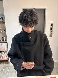 カット波巻きスパイラルパーマ