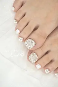 ｟オフ込み｠フットネイル10本フルデザイン