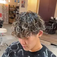 【ご新規様対象】メンズカット➕メンズパーマ➕メッシュ¥10,000
