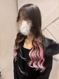 🔥インナーカラー(ブリーチ込み)➕全体ワンカラー🔥