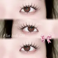 【本日限定価格🎀】フラットラッシュ120本✩(束感コーティング仕上げは+400円)