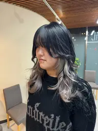 【ちょっとした気分転換】インナーカラー+カット✨