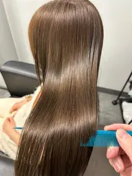 【毎月先着100名限定BYKARTE無料】カット+メテオ酸性縮毛矯正+トリートメント