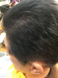 【最適なものをお選びします!】カット+髪と頭皮に優しい白髪染め⭐️炭酸泉クレンジング付き