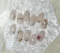 【ジェルオフ有りの方限定】ワンカラー＋シンプルアート